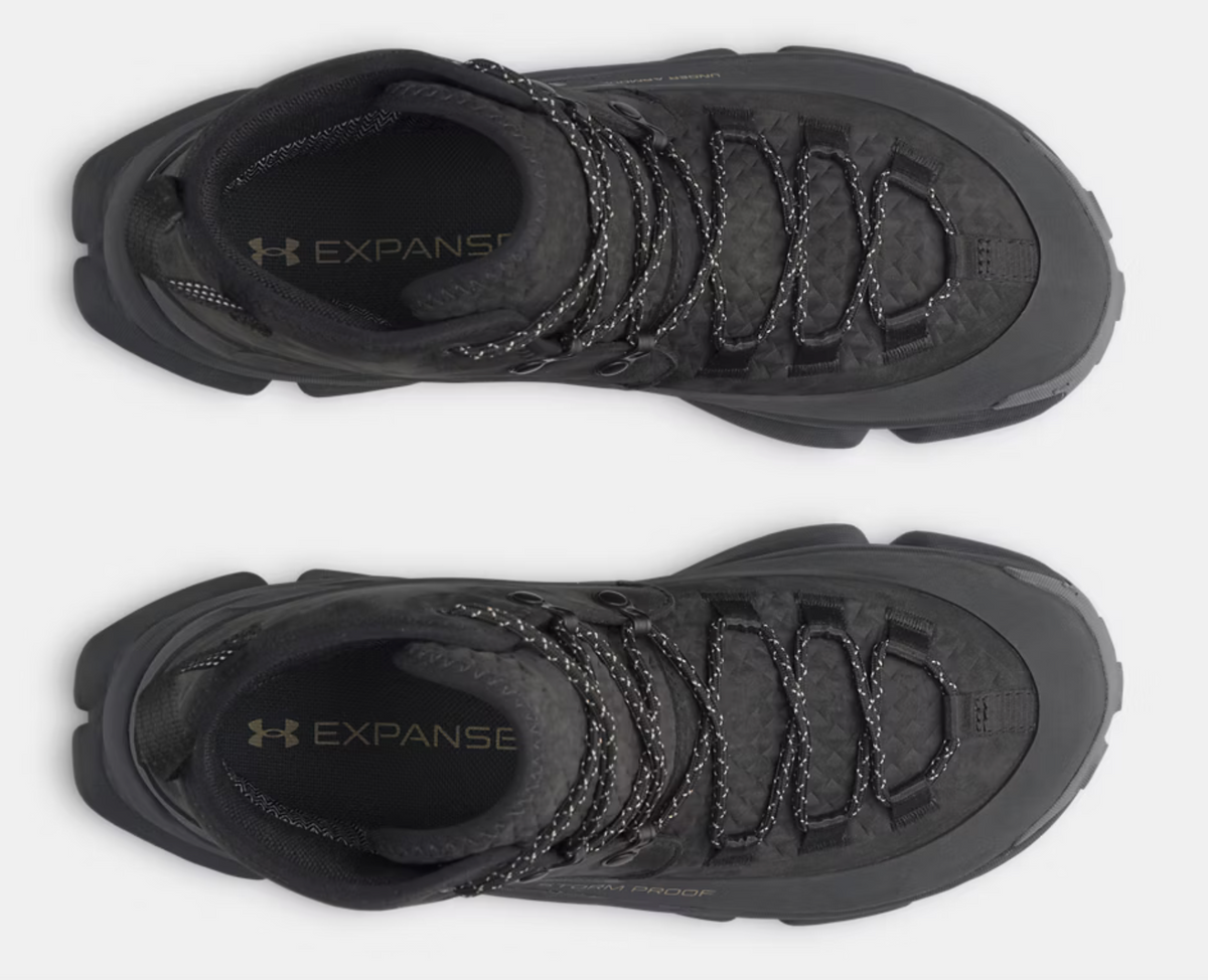 UA Charged Expanse Mid LTHR Waterproof BLK
